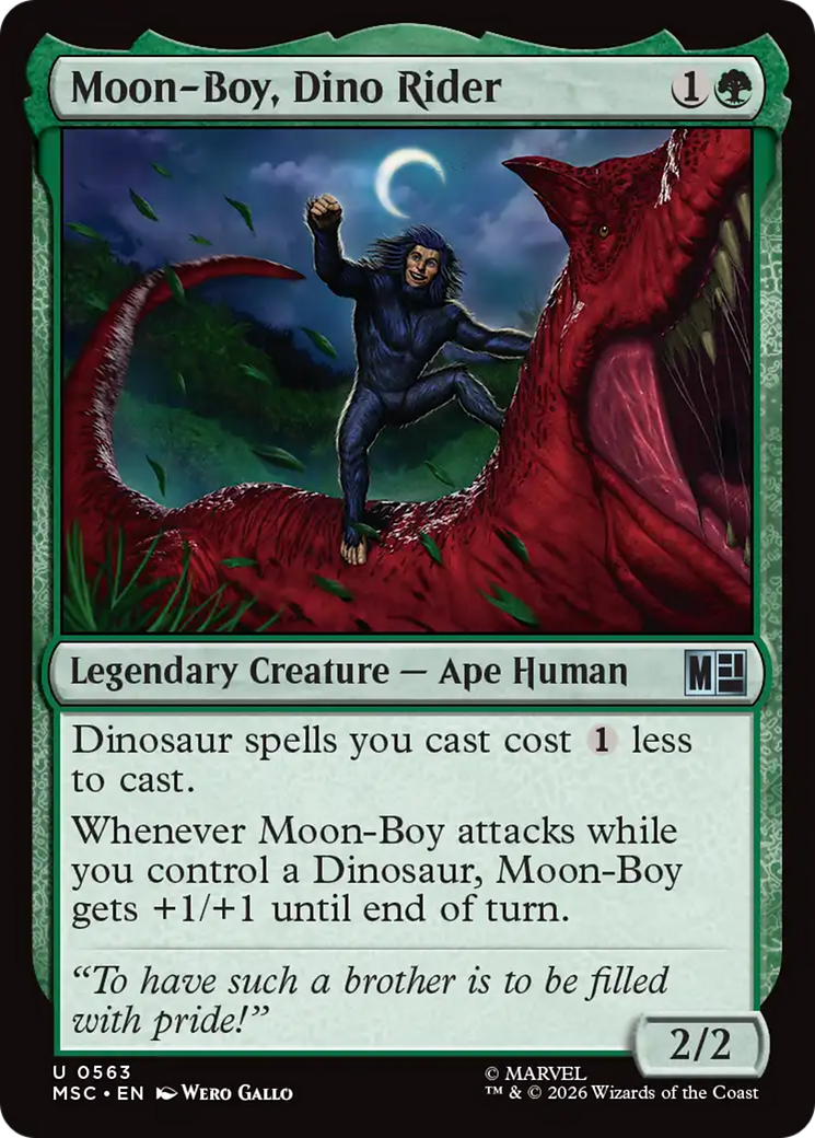 Moon-Boy, Dino Rider [Marvel Super Heroes Commander] | Shuffle n Cut Hobbies & Games