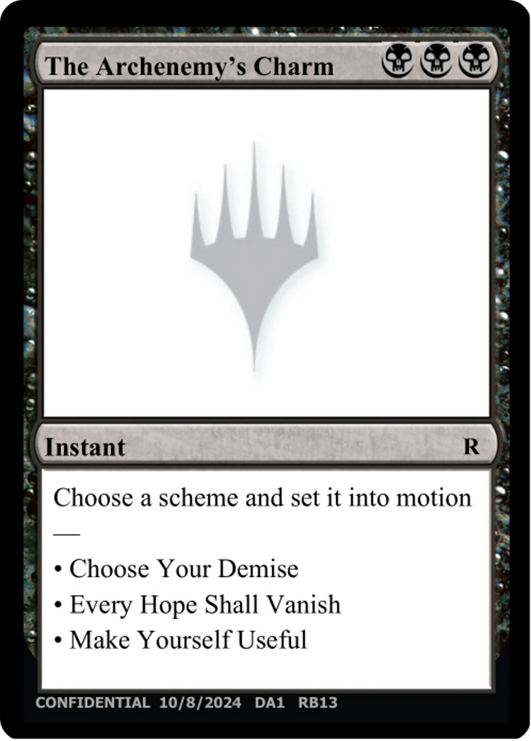 The Archenemy's Charm [Unknown Event] | Shuffle n Cut Hobbies & Games