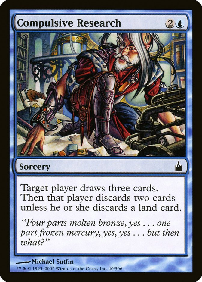 Compulsive Research [Ravnica: City of Guilds] | Shuffle n Cut Hobbies & Games