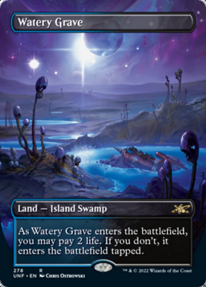 Watery Grave (Borderless) [Unfinity] | Shuffle n Cut Hobbies & Games