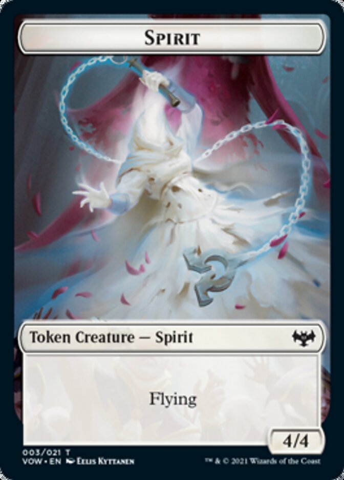 Spirit Token (003) [Innistrad: Crimson Vow Tokens] | Shuffle n Cut Hobbies & Games