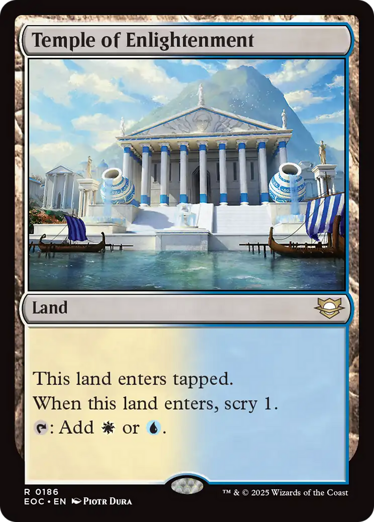 Temple of Enlightenment [Edge of Eternities Commander] | Shuffle n Cut Hobbies & Games
