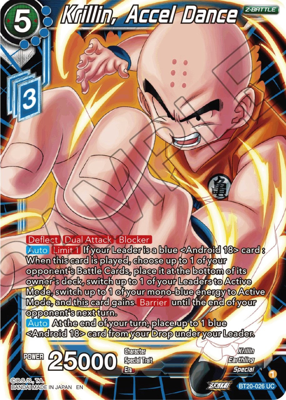 Krillin, Accel Dance (BT20-026) [Power Absorbed] | Shuffle n Cut Hobbies & Games