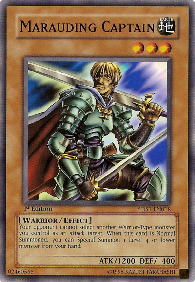 Marauding Captain [5DS1-EN018] Common | Shuffle n Cut Hobbies & Games