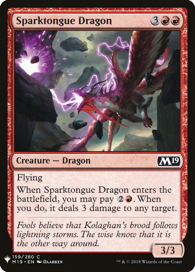Sparktongue Dragon [Mystery Booster] | Shuffle n Cut Hobbies & Games