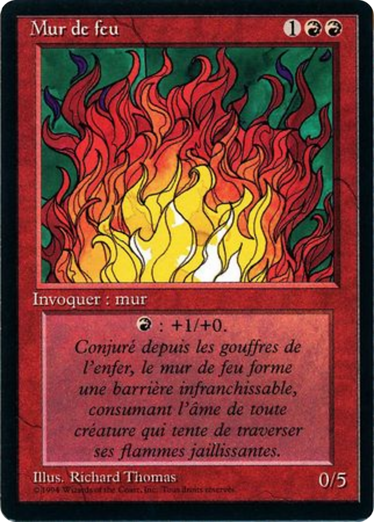 Wall of Fire [Foreign Black Border] | Shuffle n Cut Hobbies & Games