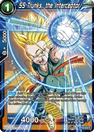 SS Trunks, the Interceptor (BT16-032) [Realm of the Gods] | Shuffle n Cut Hobbies & Games