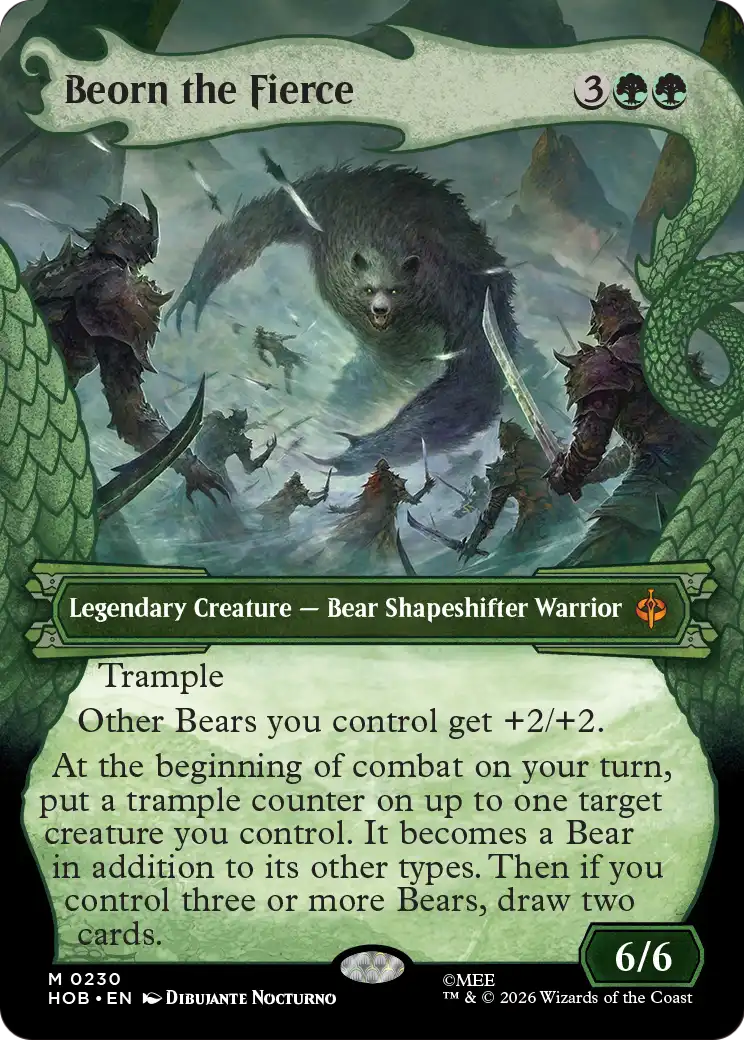 Beorn the Fierce (Showcase) [The Hobbit] | Shuffle n Cut Hobbies & Games