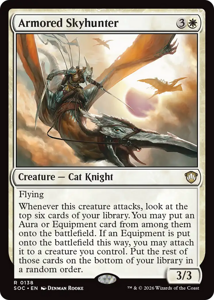 Armored Skyhunter [Secrets of Strixhaven Commander] | Shuffle n Cut Hobbies & Games