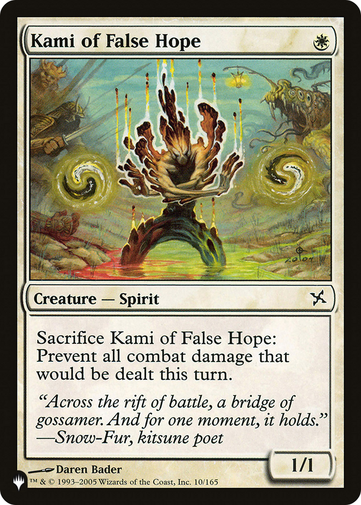 Kami of False Hope [The List] | Shuffle n Cut Hobbies & Games