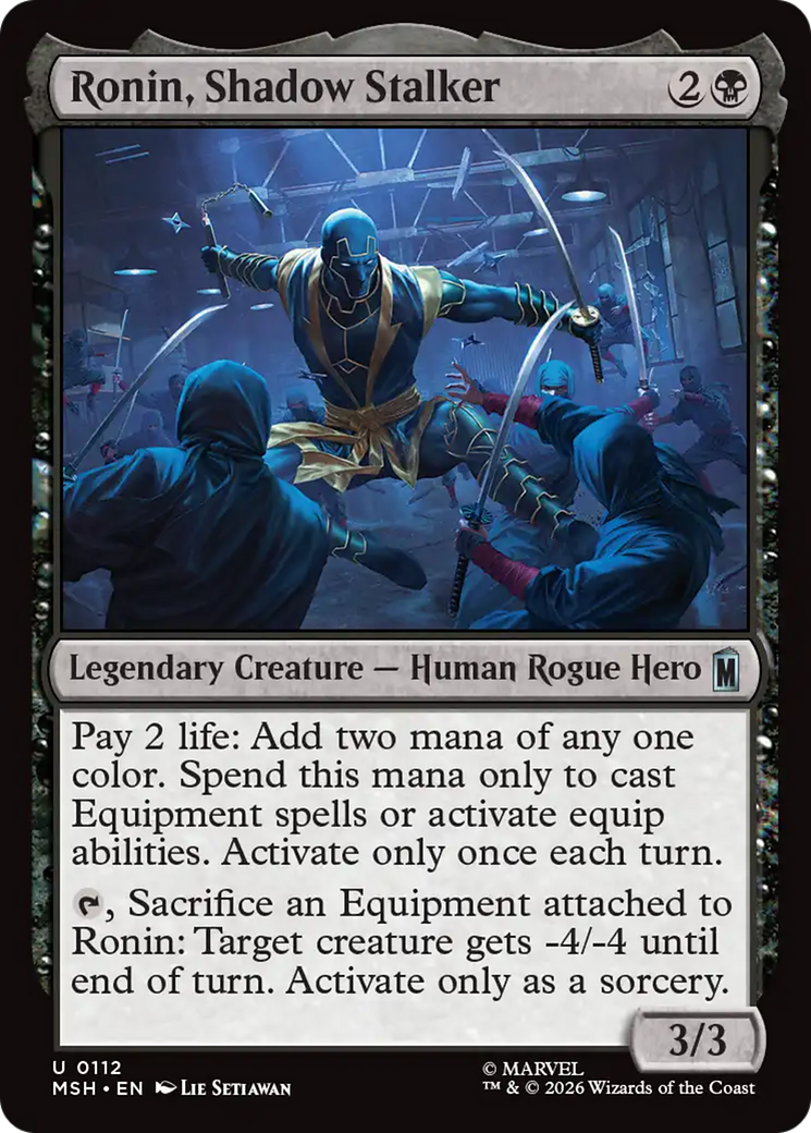 Ronin, Shadow Stalker [Marvel Super Heroes] | Shuffle n Cut Hobbies & Games