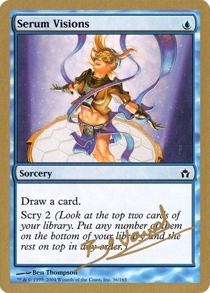 Serum Visions (Manuel Bevand) [World Championship Decks 2004] | Shuffle n Cut Hobbies & Games