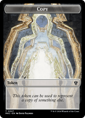 Copy // Zombie Double-Sided Token [Murders at Karlov Manor Commander Tokens] | Shuffle n Cut Hobbies & Games