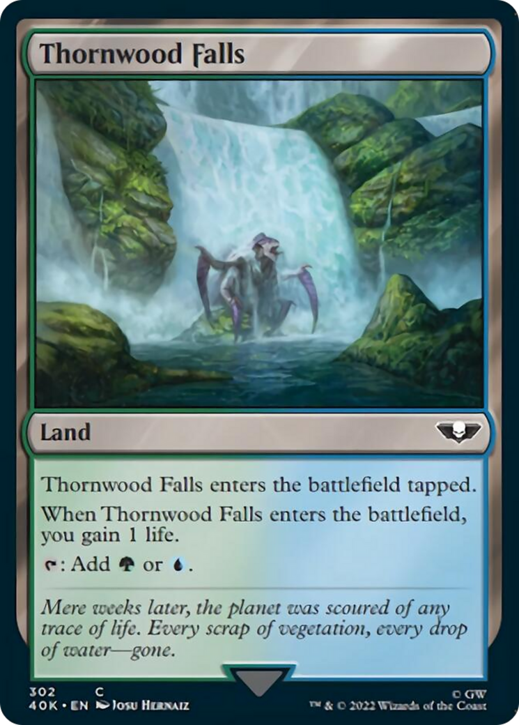 Thornwood Falls (Surge Foil) [Warhammer 40,000] | Shuffle n Cut Hobbies & Games