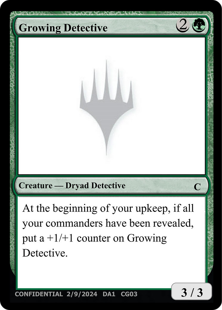 Growing Detective [Unknown Event] | Shuffle n Cut Hobbies & Games