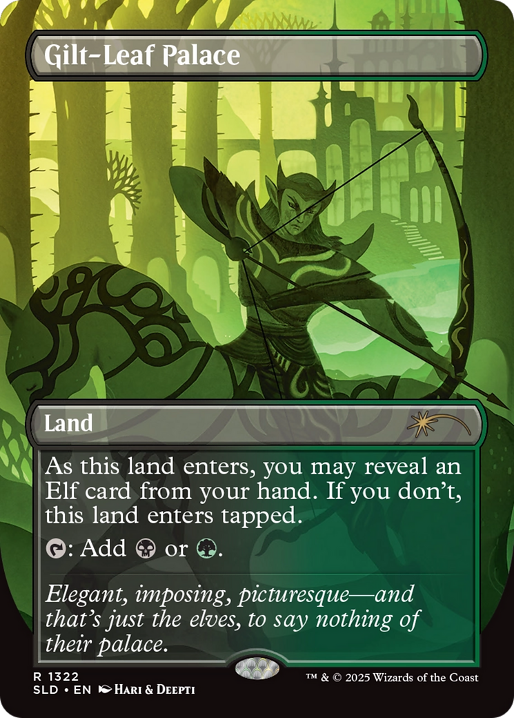 Gilt-Leaf Palace (Rainbow Foil) [Secret Lair Drop Series] | Shuffle n Cut Hobbies & Games