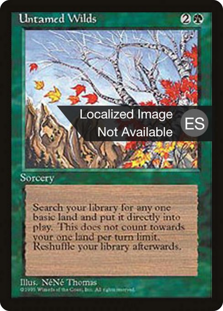 Untamed Wilds [Fourth Edition Foreign Black Border] | Shuffle n Cut Hobbies & Games