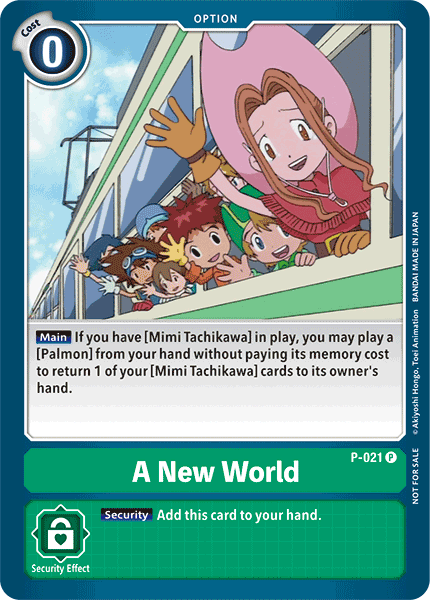 A New World [P-021] [Promotional Cards] | Shuffle n Cut Hobbies & Games