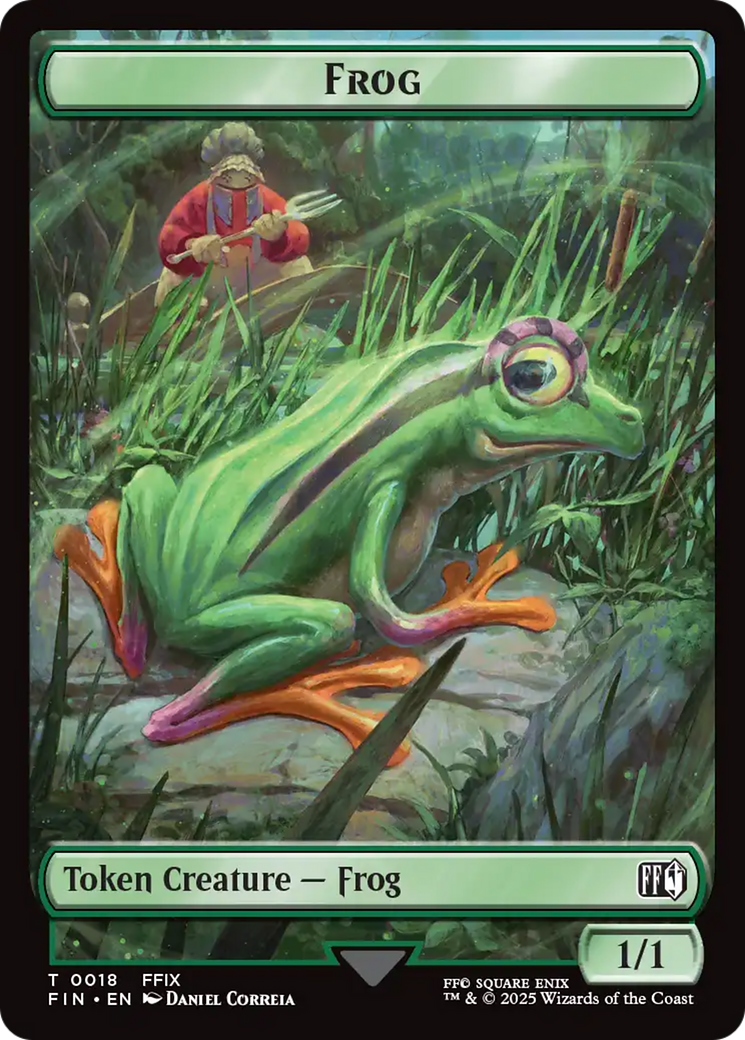 Hero (0009) // Frog Double-Sided Token [FINAL FANTASY Tokens] | Shuffle n Cut Hobbies & Games