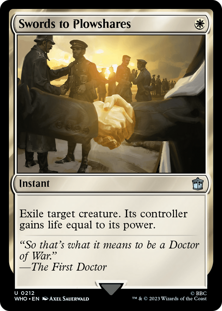 Swords to Plowshares [Doctor Who] | Shuffle n Cut Hobbies & Games