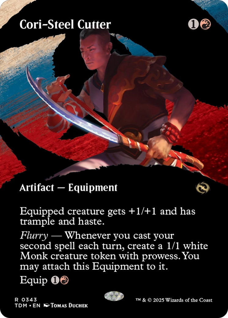 Cori-Steel Cutter (Borderless) [Tarkir: Dragonstorm] | Shuffle n Cut Hobbies & Games