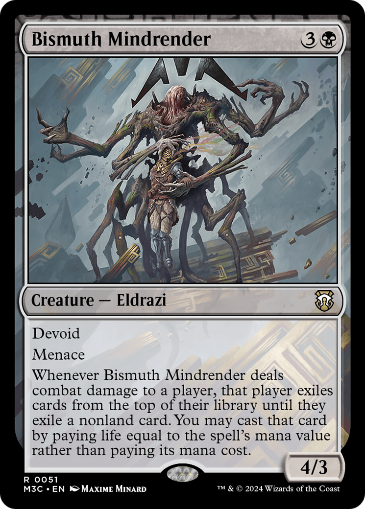 Bismuth Mindrender (Ripple Foil) [Modern Horizons 3 Commander] | Shuffle n Cut Hobbies & Games