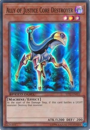 Ally of Justice Core Destroyer [STP2-EN011] Super Rare | Shuffle n Cut Hobbies & Games
