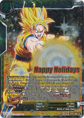 Son Goku, the Path to Godhood (Gift Box 2019) (BT8-068) [Promotion Cards] | Shuffle n Cut Hobbies & Games