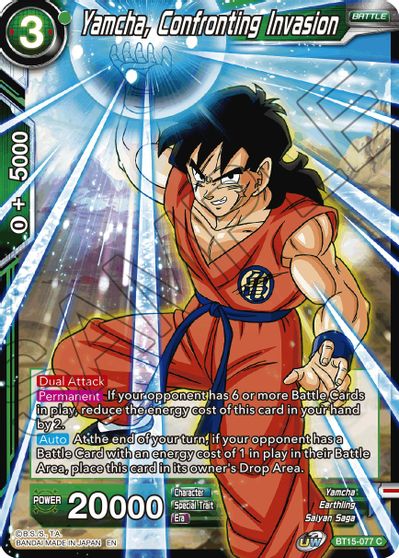 Yamcha, Confronting Invasion (BT15-077) [Saiyan Showdown] | Shuffle n Cut Hobbies & Games