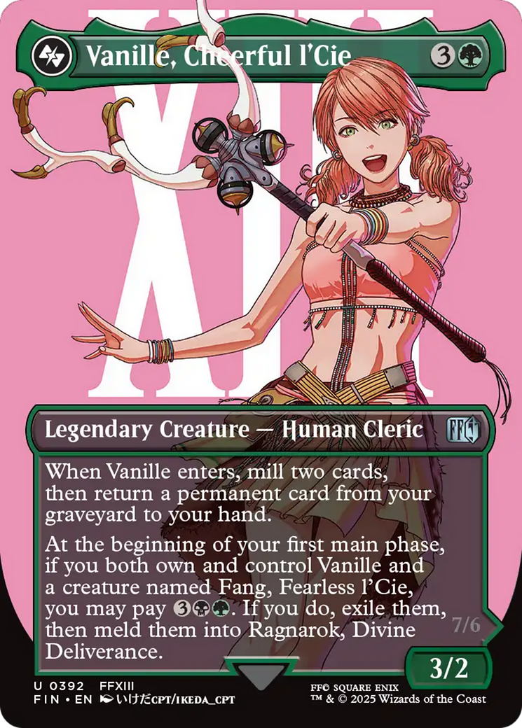 Vanille, Cheerful l'Cie // Ragnarok, Divine Deliverance (Borderless) [FINAL FANTASY] | Shuffle n Cut Hobbies & Games