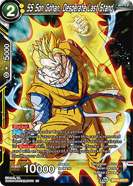 SS Son Gohan, Desperate Last Stand (Common) (BT13-097) [Supreme Rivalry] | Shuffle n Cut Hobbies & Games