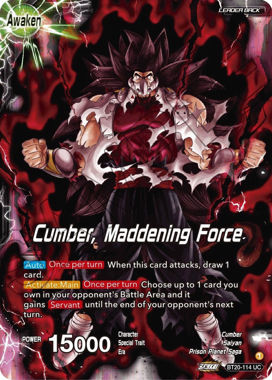 Evil Saiyan // Cumber, Maddening Force (BT20-114) [Power Absorbed] | Shuffle n Cut Hobbies & Games