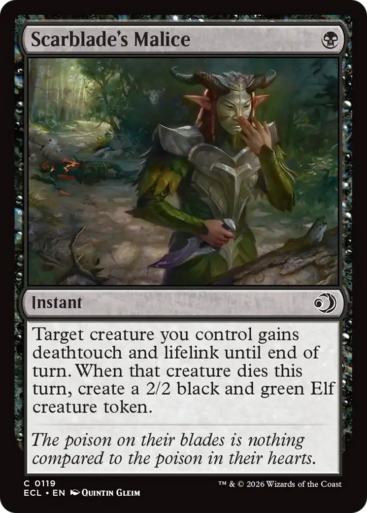 Scarblade's Malice [Lorwyn Eclipsed] | Shuffle n Cut Hobbies & Games