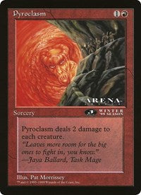 Pyroclasm (Oversized) [Oversize Cards] | Shuffle n Cut Hobbies & Games