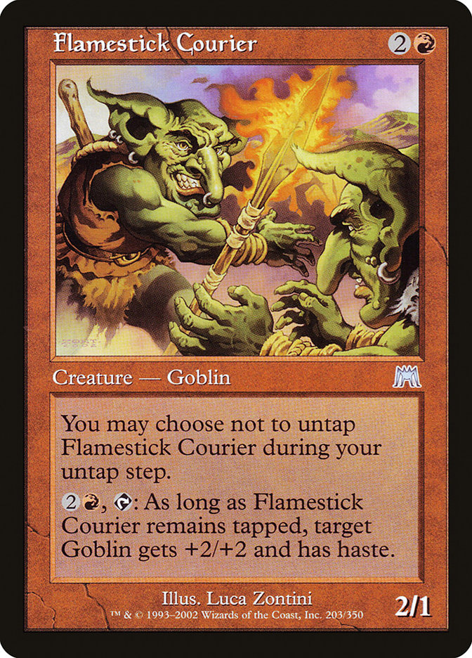 Flamestick Courier [Onslaught] | Shuffle n Cut Hobbies & Games