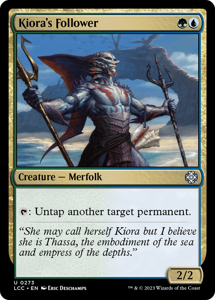 Kiora's Follower [The Lost Caverns of Ixalan Commander] | Shuffle n Cut Hobbies & Games