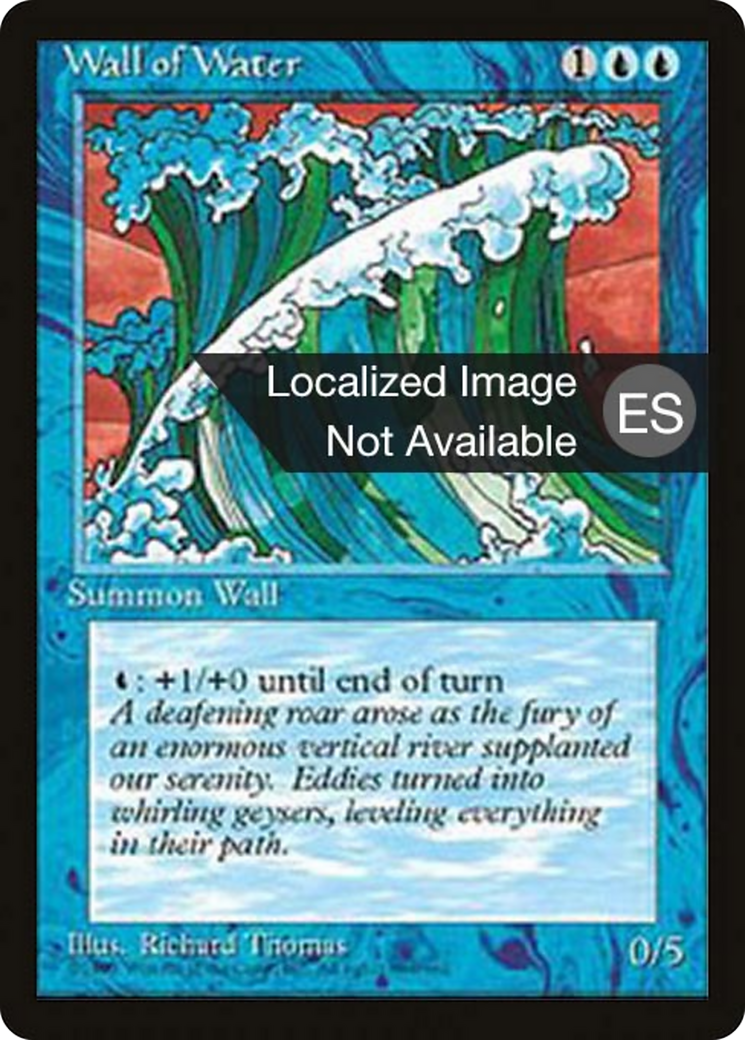 Wall of Water [Fourth Edition Foreign Black Border] | Shuffle n Cut Hobbies & Games
