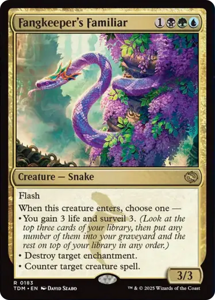 Fangkeeper's Familiar [Tarkir: Dragonstorm] | Shuffle n Cut Hobbies & Games