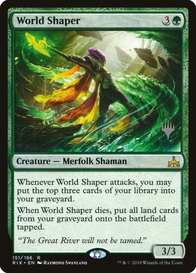 World Shaper (Promo Pack) [Rivals of Ixalan Promos] | Shuffle n Cut Hobbies & Games