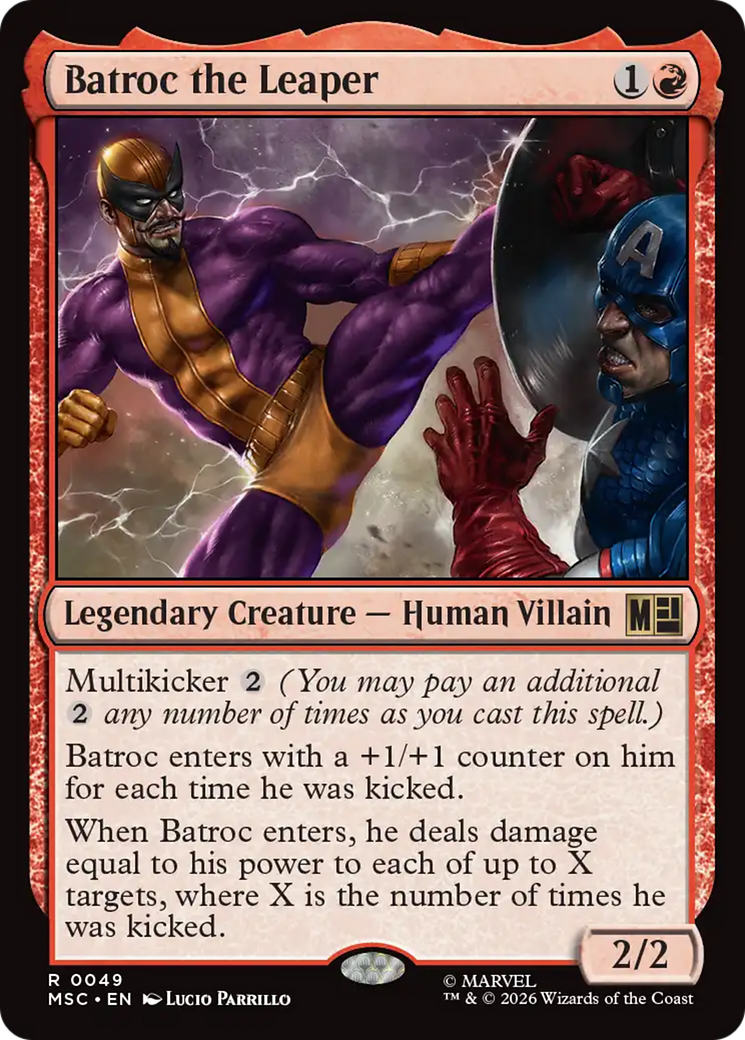 Batroc the Leaper (Surge Foil) [Marvel Super Heroes Commander] | Shuffle n Cut Hobbies & Games