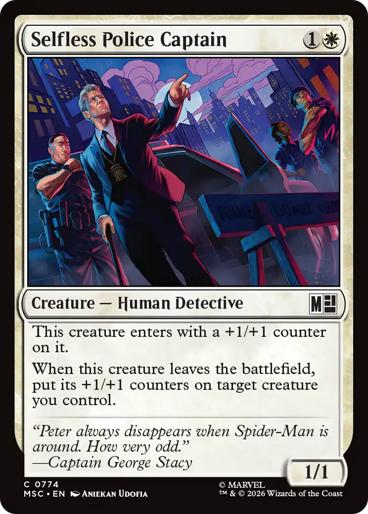 Selfless Police Captain [Marvel Super Heroes Commander] | Shuffle n Cut Hobbies & Games