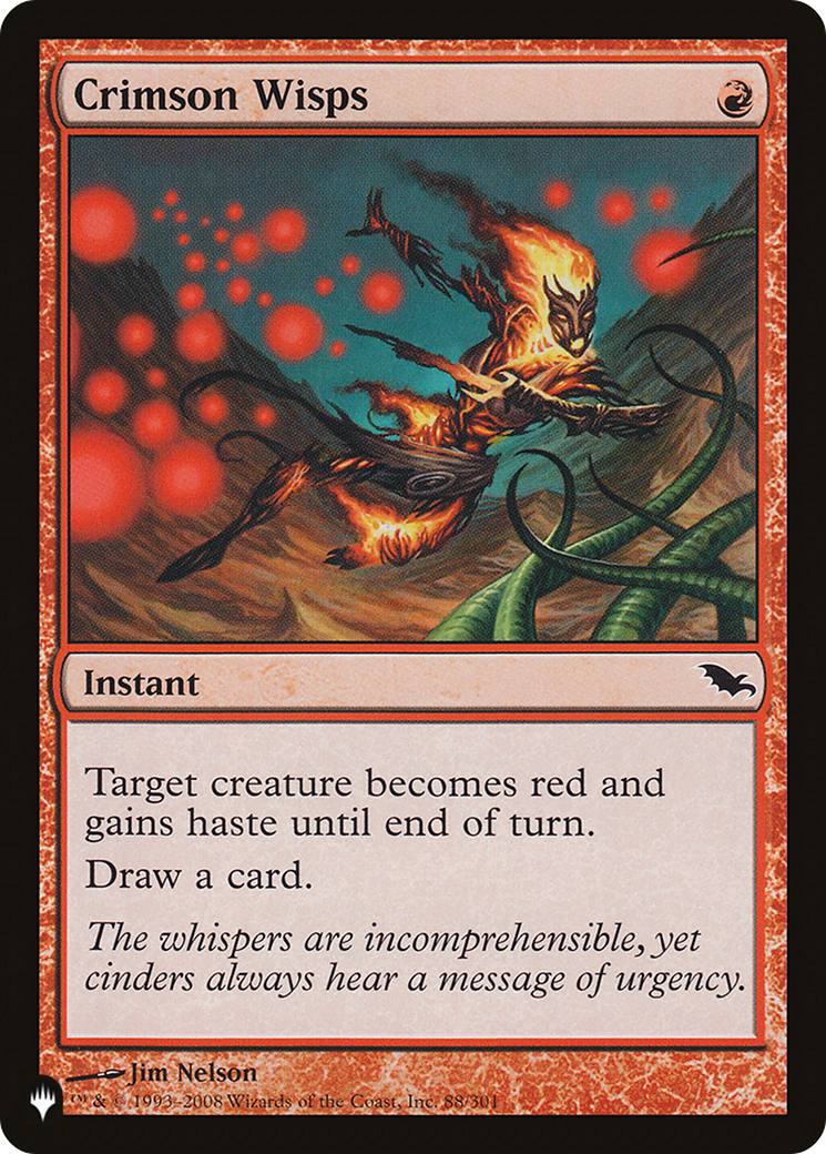 Crimson Wisps [The List] | Shuffle n Cut Hobbies & Games