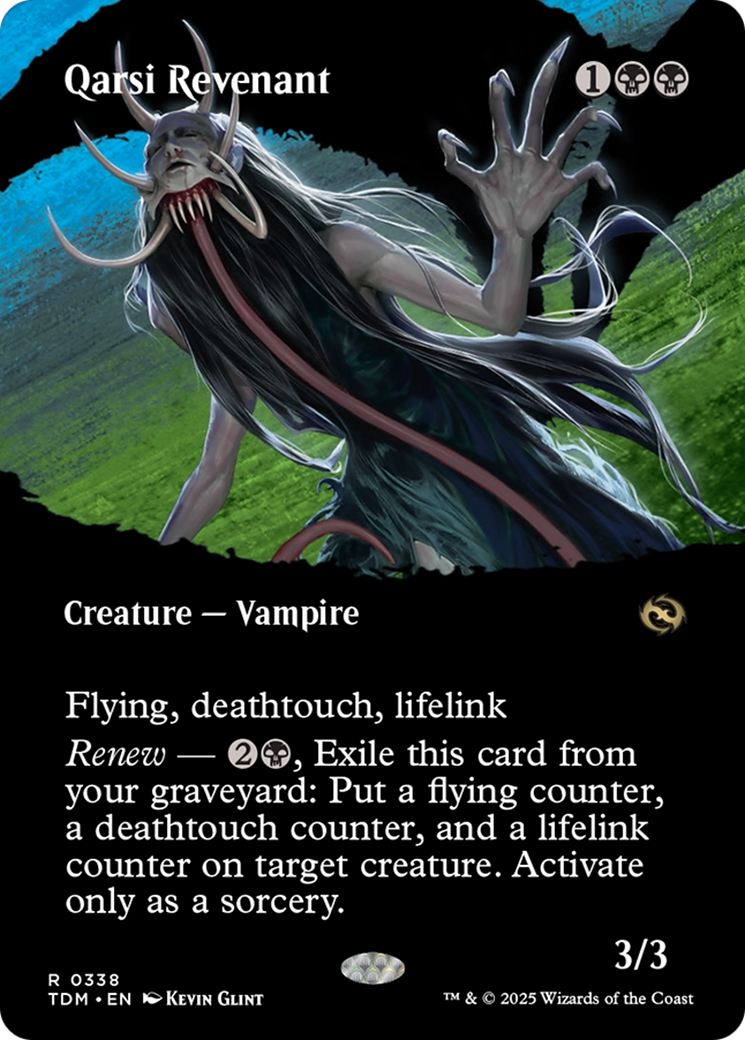 Qarsi Revenant (Borderless) [Tarkir: Dragonstorm] | Shuffle n Cut Hobbies & Games