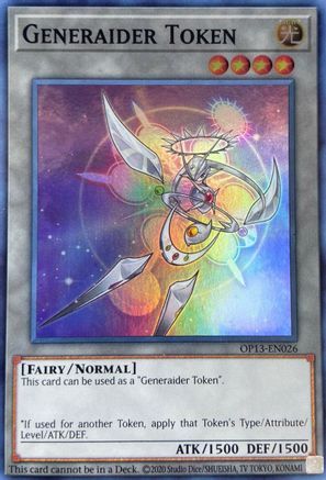 Generaider Token [OP13-EN026] Super Rare | Shuffle n Cut Hobbies & Games