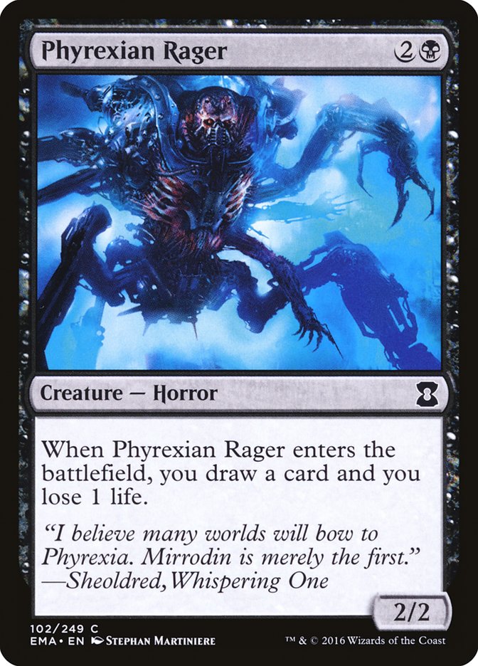 Phyrexian Rager [Eternal Masters] | Shuffle n Cut Hobbies & Games