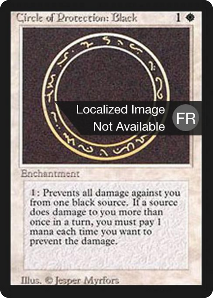 Circle of Protection: Black [Foreign Black Border] | Shuffle n Cut Hobbies & Games