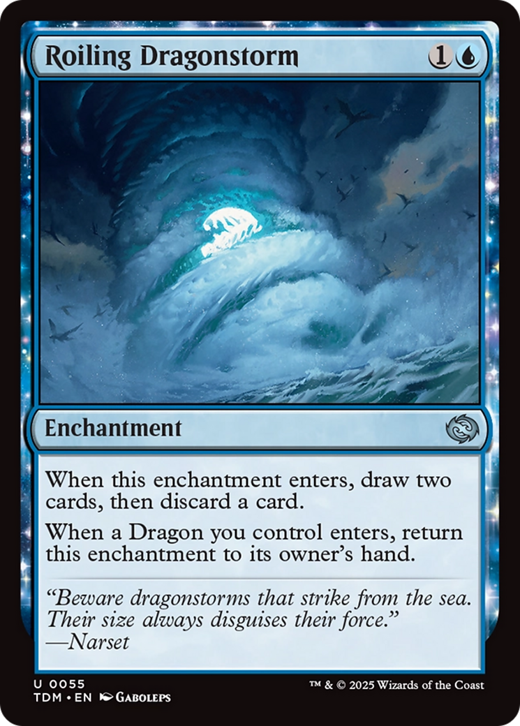 Roiling Dragonstorm [Tarkir: Dragonstorm] | Shuffle n Cut Hobbies & Games
