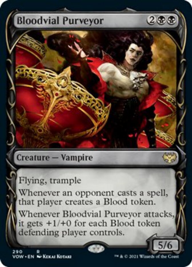 Bloodvial Purveyor (Showcase Fang Frame) [Innistrad: Crimson Vow] | Shuffle n Cut Hobbies & Games