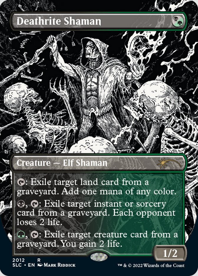 Deathrite Shaman (Borderless) [Secret Lair Countdown Kit] | Shuffle n Cut Hobbies & Games