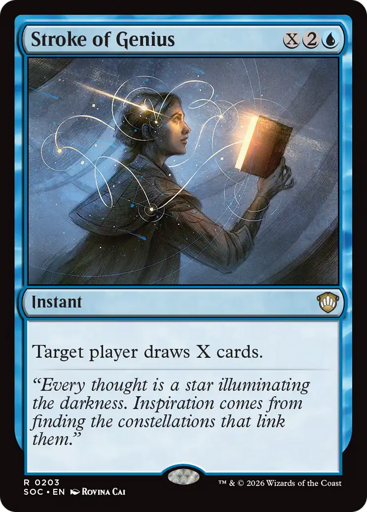 Stroke of Genius [Secrets of Strixhaven Commander] | Shuffle n Cut Hobbies & Games